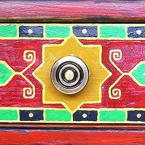 Desk and Chair Set - Azeri Carpet Motifs